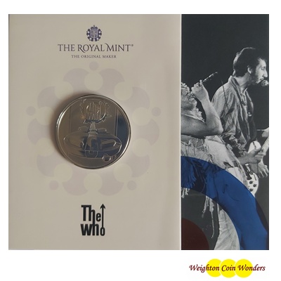 2021BU £5 Coin Pack - Music Legends - The Who